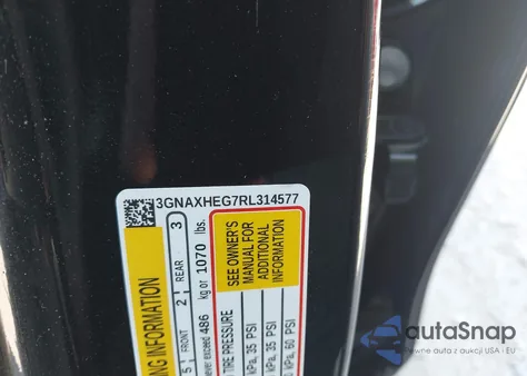 2024 Chevrolet Equinox Fwd Ls z USA, uszkodzony, nr VIN 3GNAXHEG7RL314577